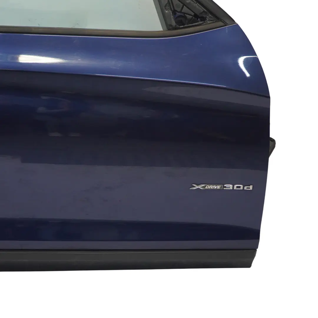 BMW X3 F25 Drzwi Przednie Prawe Tiefseeblau Niebieski Metalik - A76 - SKU 7355804-DSB - Numer Części 7355804