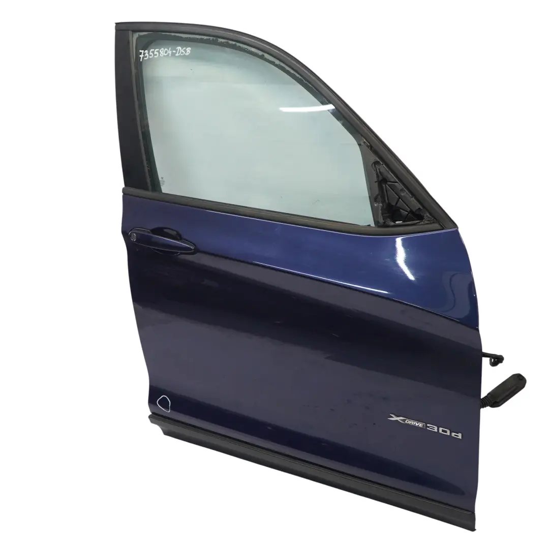 BMW X3 F25 Porte Avant Droite Tiefseeblau Deep Sea Blue Metallic - A76 - SKU 7355804-DSB - Numéro de pièce 7355804