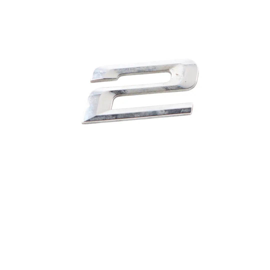 BMW F22 220i Emblem Lettering Rear Adhered Boot Trunk Lid Chrome - SKU 7356325 - Part number 7356325