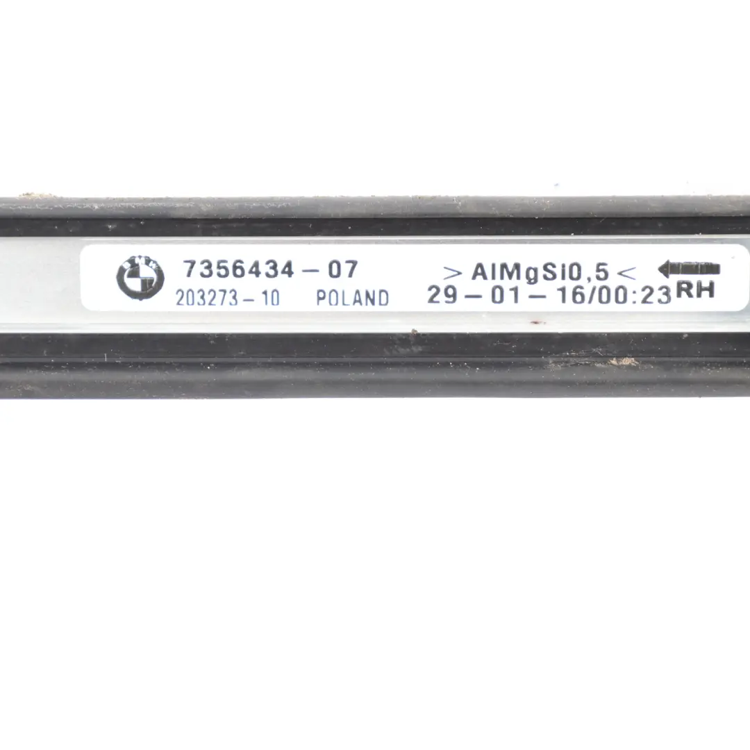 Aluminium Roof Railing Rail Rack Bar Left Right N/O/S Set 7356434 to BMW X1 F48 with Part number 7356433 BMW X1 F48 Aluminium Roof Railing Rail Rack Bar Left Right N/O/S Set 7356434 - SKU 7356433 - Part number 7356433