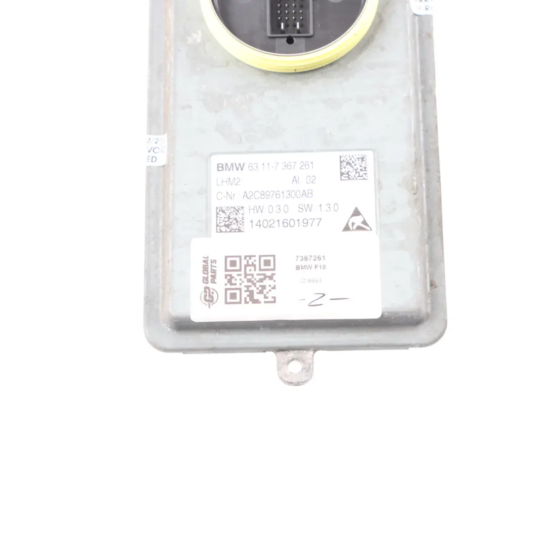 Headlight Module BMW F32 F33 F10 F11 LCI LED Ballast Control Unit  - SKU 7367261 - Part number 7367261