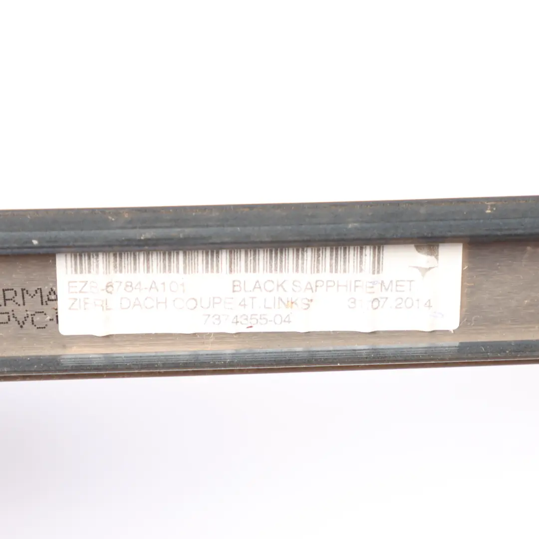 Moulure Toit Gauche Pour Garniture Garde Corps Noir Saphir - 475 pour BMW F36 à propos du numéro de pièce 7372799 BMW F36 Moulure Toit Gauche Pour Garniture Garde Corps Noir Saphir - 475 - SKU 7372799-BS - Numéro de pièce 7372799