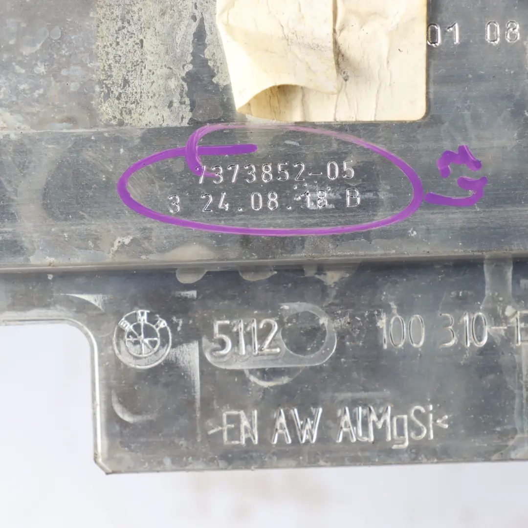 Bumper Carrier Crash Support Reinforcement Bar Petrol to BMW G32 GT Rear with Part number 7373852 BMW G32 GT Rear Bumper Carrier Crash Support Reinforcement Bar Petrol - SKU 7373852 - Part number 7373852