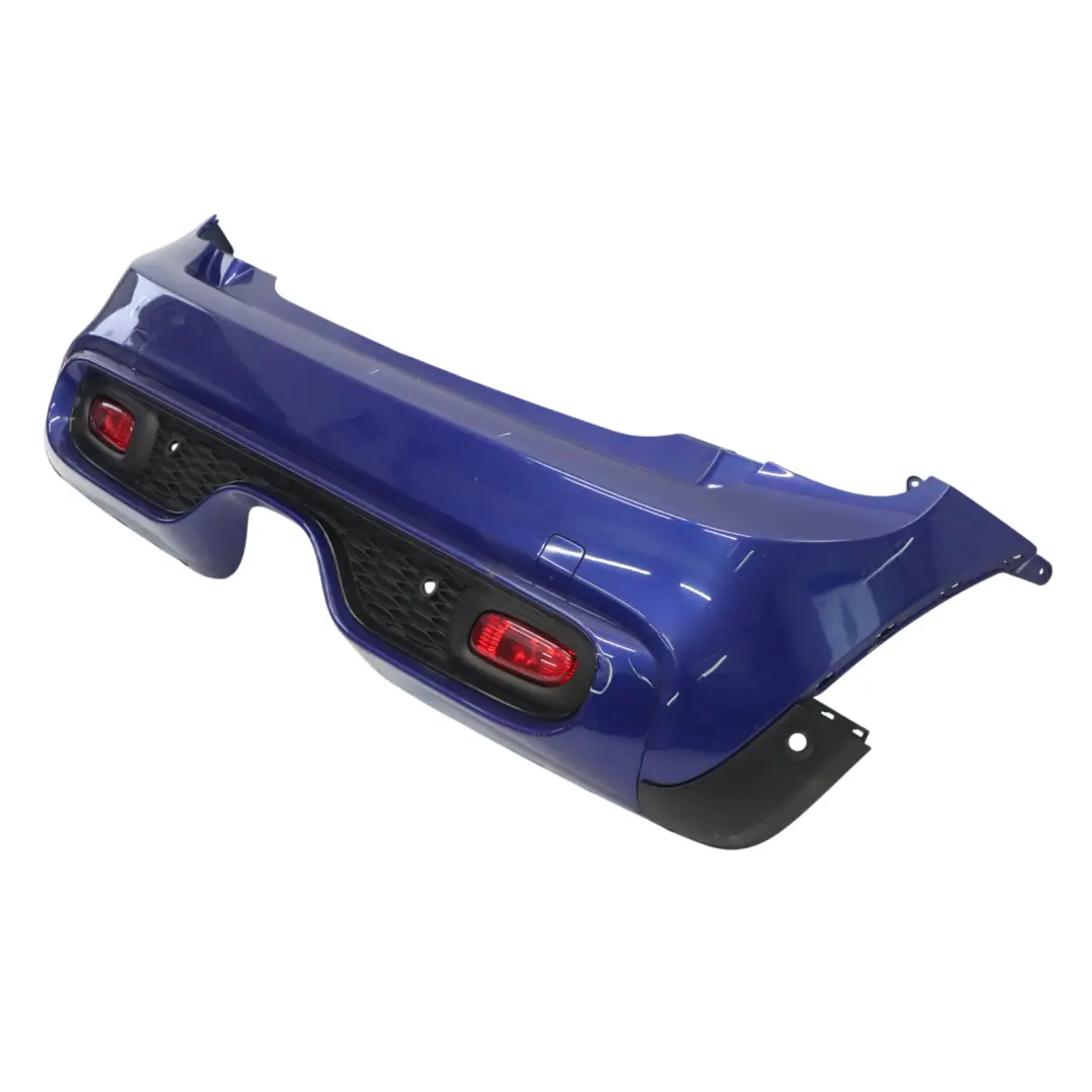 Bumper Cooper S Complete Panel Stratus Blue Metallic - Z5B to Mini F56 F57 Rear with Part number 7380020 Mini F56 F57 Rear Bumper Cooper S Complete Panel Stratus Blue Metallic - Z5B - SKU 7380020-STB - Part number 7380020