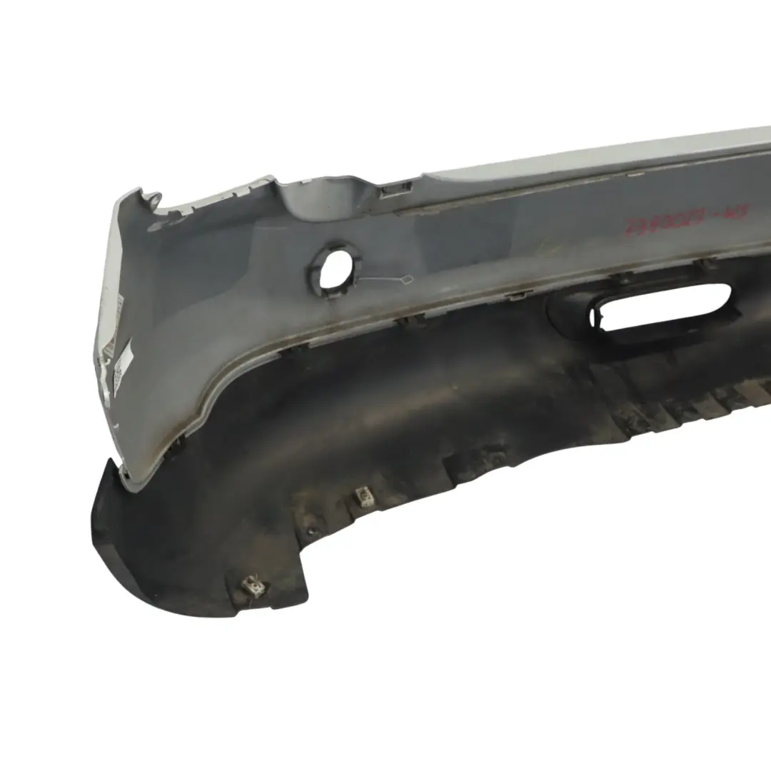 Mini F55 Rear Bumper Trim Panel Covering White Silver Metallic - A62 - SKU 7380023-WS - Part number 7380023