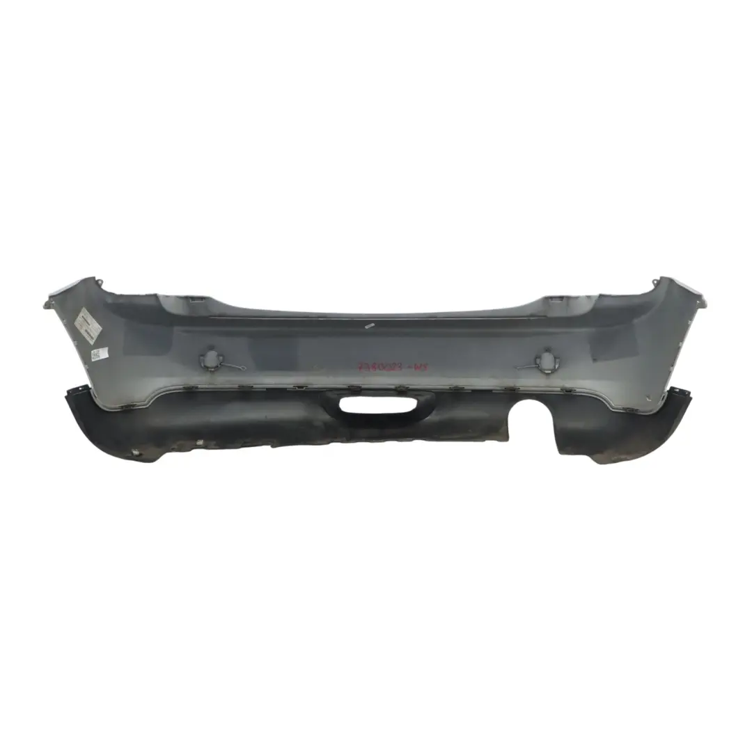 Mini F55 Rear Bumper Trim Panel Covering White Silver Metallic - A62 - SKU 7380023-WS - Part number 7380023