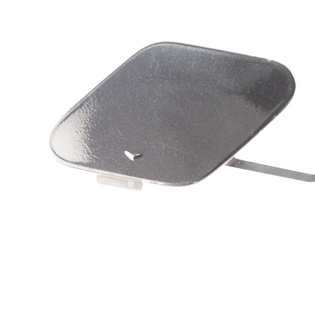 Bumper Towing Tow Hook Eye Cover Black Sapphire 475 to BMW F30 LCI Rear with Part number 7384413 BMW F30 LCI Rear Bumper Towing Tow Hook Eye Cover Black Sapphire 475 - SKU 7384413-BS - Part number 7384413