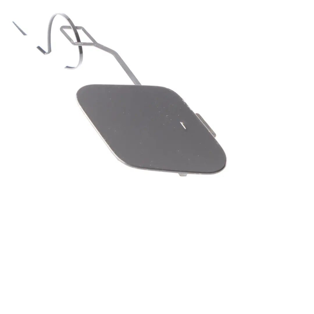 BMW F30 LCI Rear Bumper Towing Tow Hook Eye Cover Black Sapphire 475 - SKU 7384413-BS - Part number 7384413