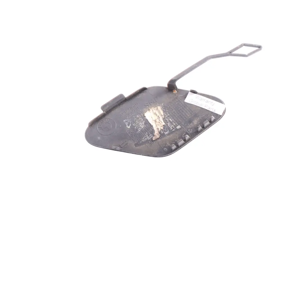 Bumper Cover Towing Eye Hook Cap Glacier Silver - A83 to BMW F30 LCI Rear with Part number 7384417 BMW F30 LCI Rear Bumper Cover Towing Eye Hook Cap Glacier Silver - A83 - SKU 7384417-GSB - Part number 7384417