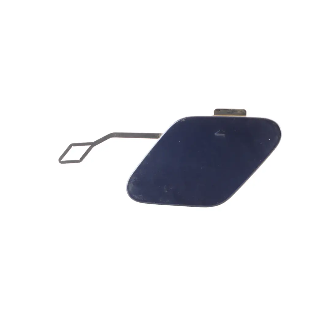 BMW F30 LCI Rear Bumper Cover Flap Towing Eye Hook Cap Mediterranean Blue - C10 - SKU 7384417-MED - Part number 7384417