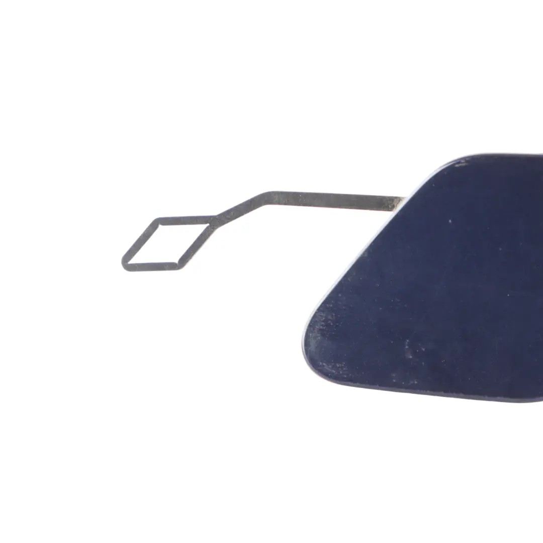 Bumper Cover Flap Towing Eye Hook Cap Mediterranean Blue - C10 to BMW F30 LCI Rear with Part number 7384417 BMW F30 LCI Rear Bumper Cover Flap Towing Eye Hook Cap Mediterranean Blue - C10 - SKU 7384417-MED - Part number 7384417