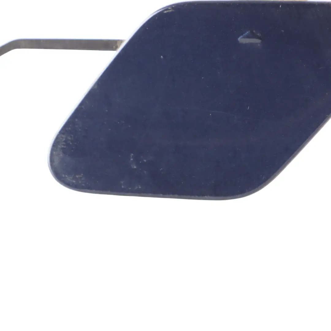 Bumper Cover Flap Towing Eye Hook Cap Mediterranean Blue - C10 to BMW F30 LCI Rear with Part number 7384417 BMW F30 LCI Rear Bumper Cover Flap Towing Eye Hook Cap Mediterranean Blue - C10 - SKU 7384417-MED - Part number 7384417