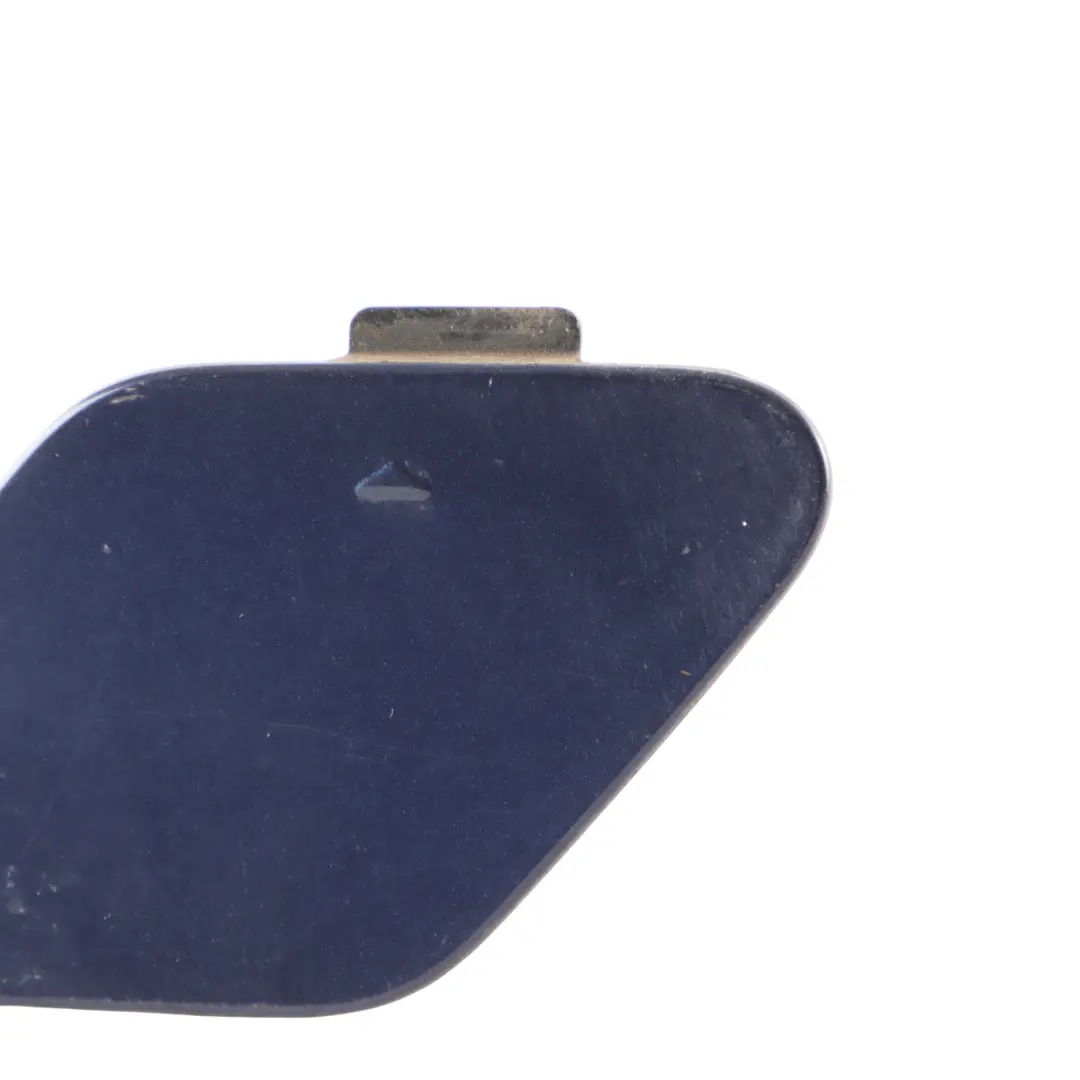 Bumper Cover Flap Towing Eye Hook Cap Mediterranean Blue - C10 to BMW F30 LCI Rear with Part number 7384417 BMW F30 LCI Rear Bumper Cover Flap Towing Eye Hook Cap Mediterranean Blue - C10 - SKU 7384417-MED - Part number 7384417