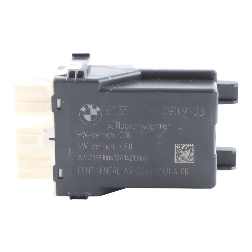 Neck Heater Warmer Control Module Unit ECU to BMW F33 with Part number 7387090 BMW F33 Neck Heater Warmer Control Module Unit ECU - SKU 7387090 - Part number 7387090