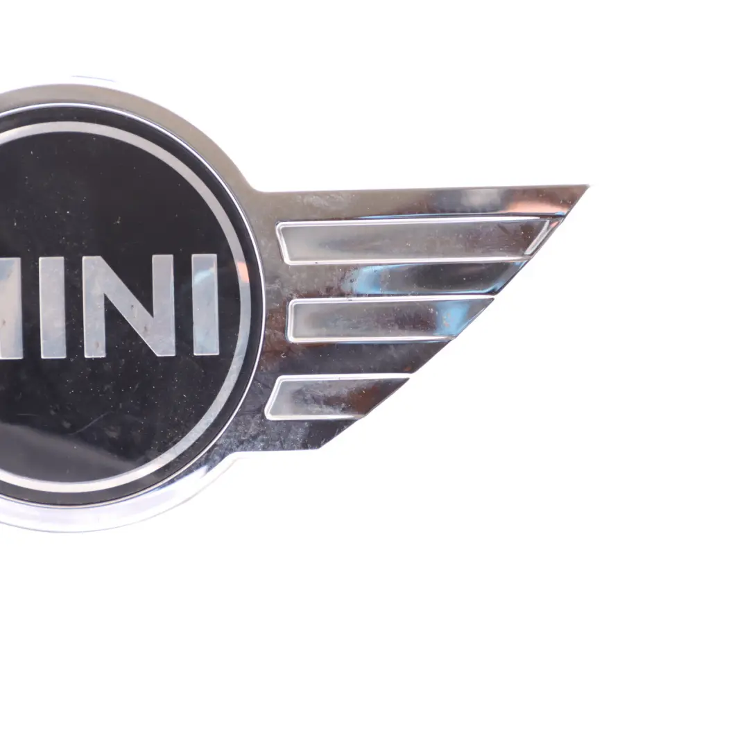 Emblem Chrome to Mini F60 Rear Tailgate Badge with Part number 7388073 Mini F60 Rear Tailgate Badge Emblem Chrome - SKU 7388073 - Part number 7388073