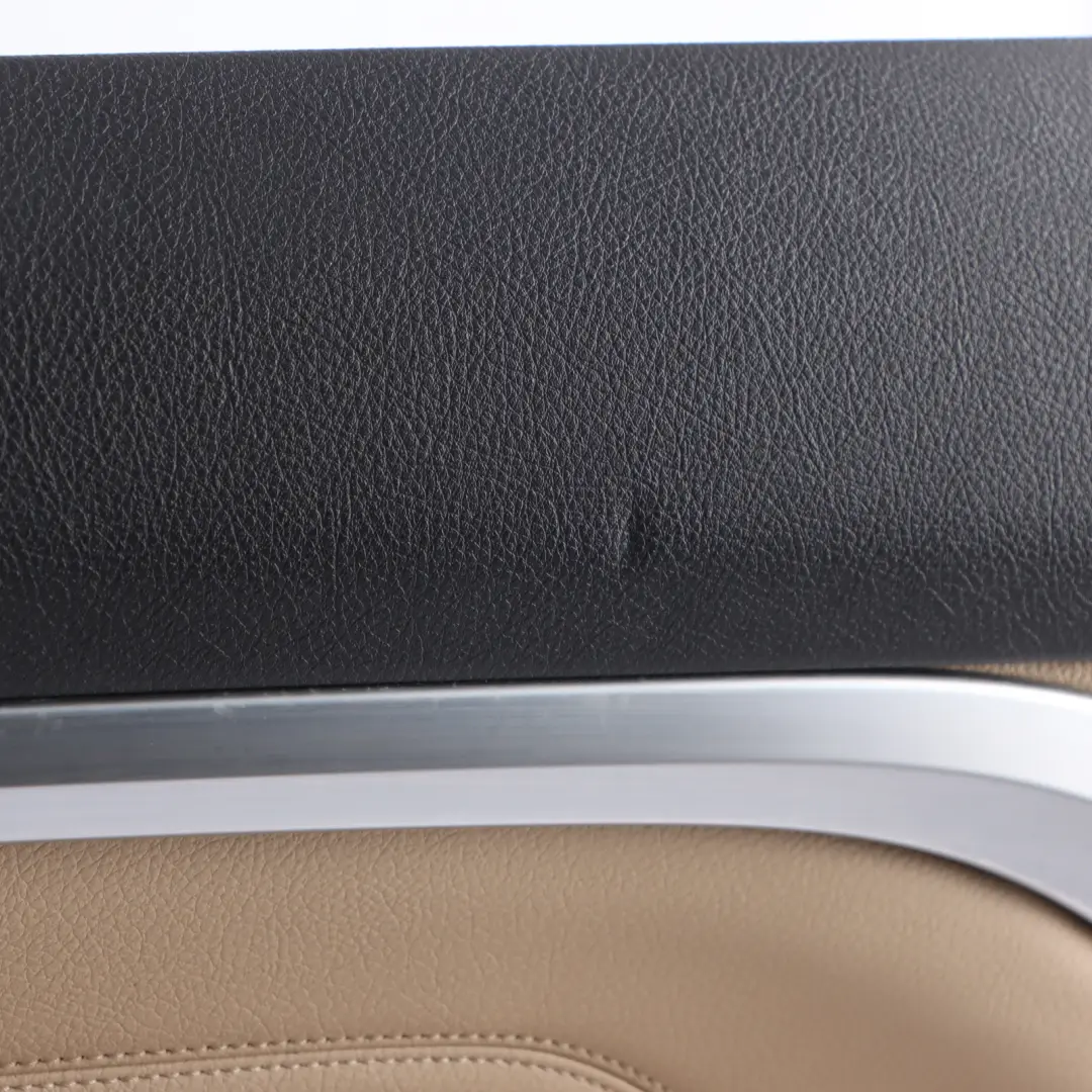 BMW F32 F33 Door Card Front Right O/S Lining Panel Cover Leather Veneto Beige - SKU 7389506 - Part number 7389506