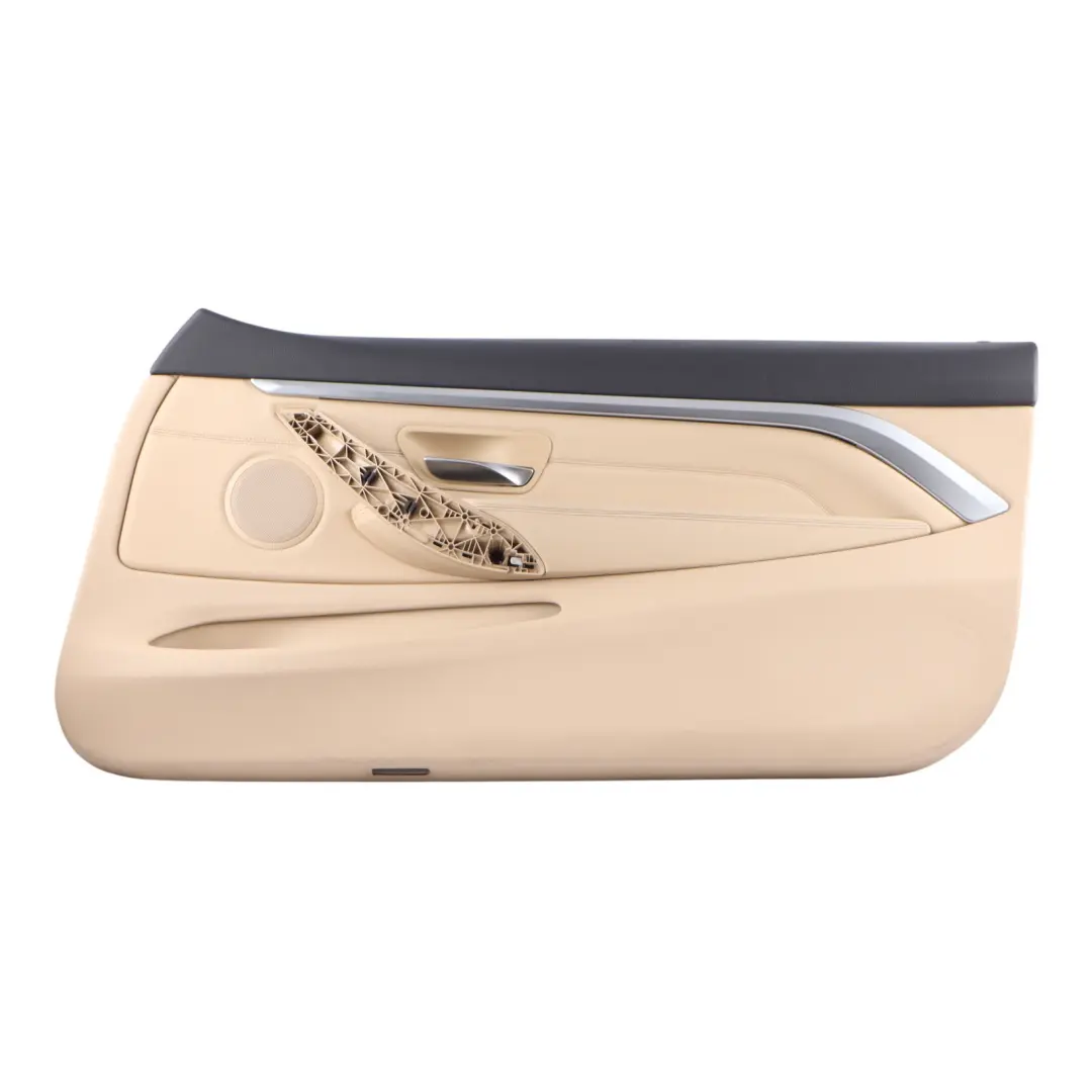 BMW F32 F33 Door Card Front Right O/S Lining Panel Cover Leather Veneto Beige - SKU 7389506 - Part number 7389506