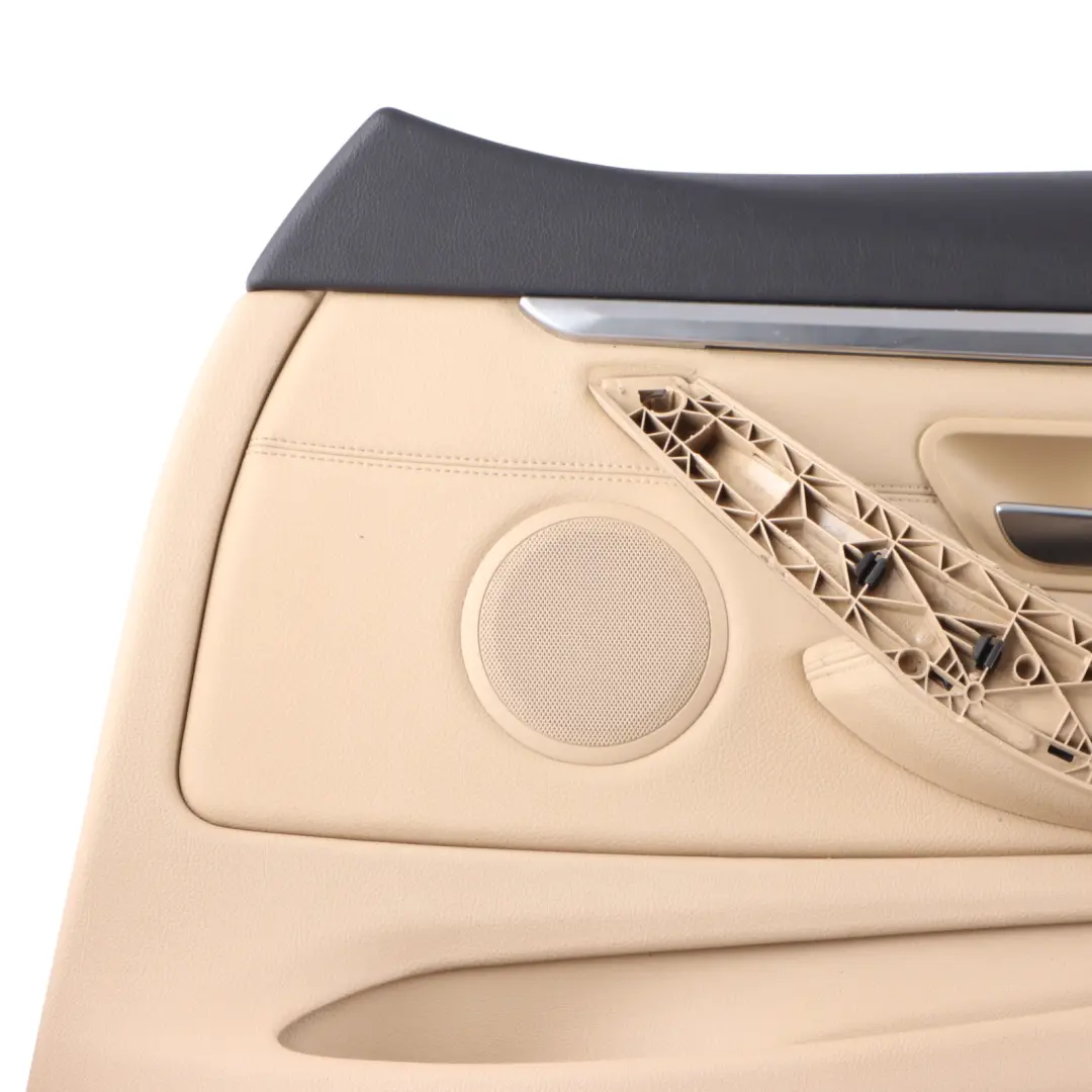 BMW F32 F33 Door Card Front Right O/S Lining Panel Cover Leather Veneto Beige - SKU 7389506 - Part number 7389506