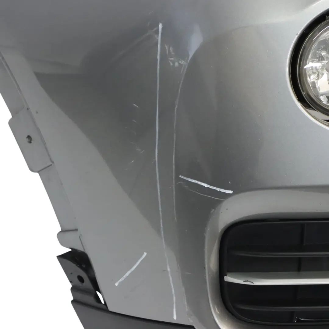 BMW X3 F25 Front Bumper Trim Panel Covering Spacegrau Grey Metallic - A52 - SKU 7389896-SCG - Part number 7389896