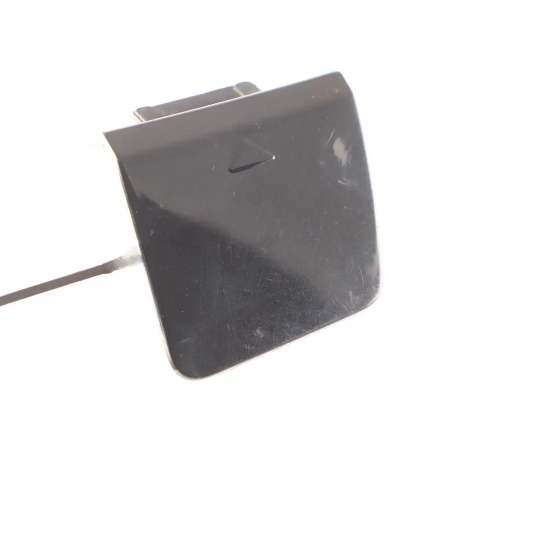 Bumper Flap BMW F45 Cover Towing Eye Black Sapphire Metallic - 475 to Rear with Part number 7393792 Rear Bumper Flap BMW F45 Cover Towing Eye Black Sapphire Metallic - 475 - SKU 7393792-BS - Part number 7393792