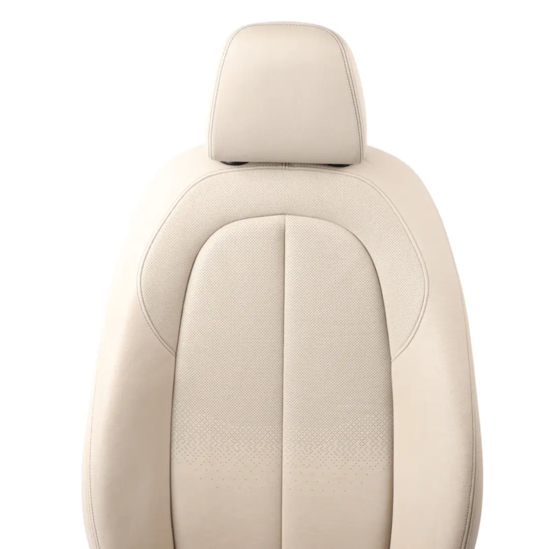 Front Left N/S Interior Heated Leather Dakota Perforated Oyster to BMW X1 F48 Seat with Part number 7398423 BMW X1 F48 Seat Front Left N/S Interior Heated Leather Dakota Perforated Oyster - SKU 7398423 - Part number 7398423