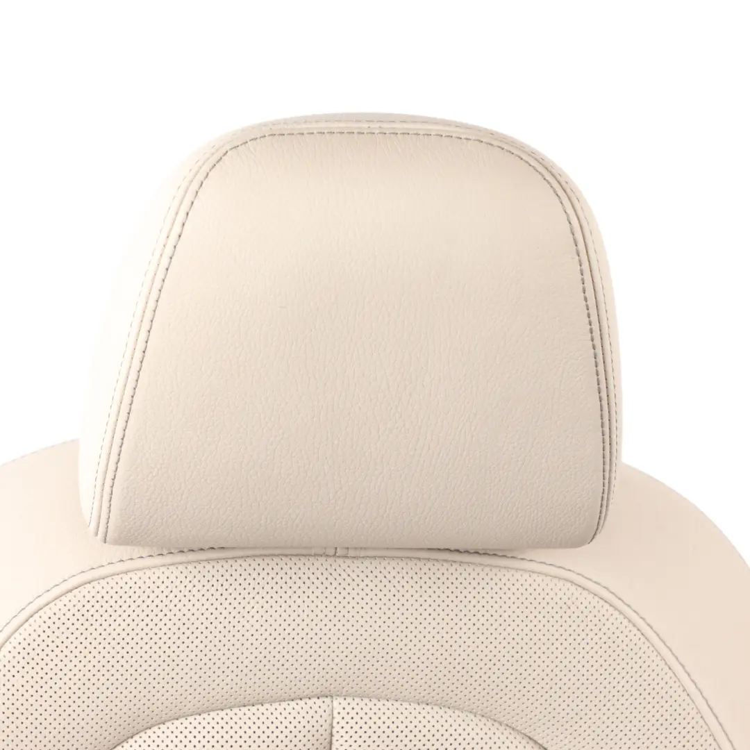 Front Left N/S Interior Heated Leather Dakota Perforated Oyster to BMW X1 F48 Seat with Part number 7398423 BMW X1 F48 Seat Front Left N/S Interior Heated Leather Dakota Perforated Oyster - SKU 7398423 - Part number 7398423