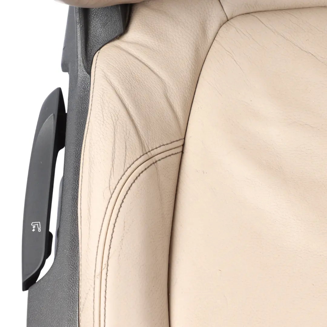 Front Right O/S Interior Heated Leather Dakota Perforated Oyster to BMW X1 F48 Seat with Part number 7398424 BMW X1 F48 Seat Front Right O/S Interior Heated Leather Dakota Perforated Oyster - SKU 7398424 - Part number 7398424