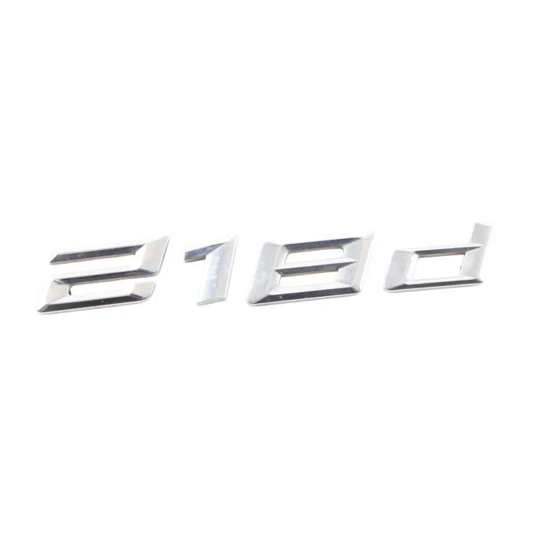 BMW F46 LCI Gran Tourer Rear Boot Trunk Lid Emblem Badge Lettering 218d - SKU 7402961 - Part number 7402961