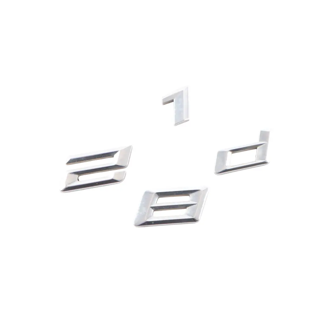 Emblema Para Tapa Maletero Trasero Letras 218D para BMW F46 LCI Gran Tourer con número de pieza 7402961 BMW F46 LCI Gran Tourer Emblema Para Tapa Maletero Trasero Letras 218D - SKU 7402961 - Número de pieza 7402961