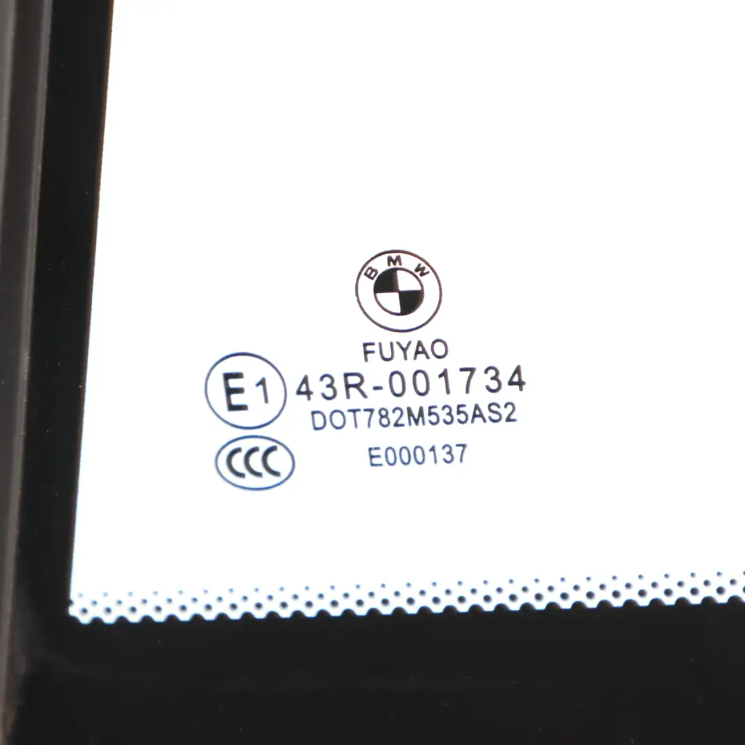 BMW X1 F48 Szyba Boczna Stała Trójkąt Drzwi Tył Lewo AS2 - SKU 7405603 - Numer Części 7405603