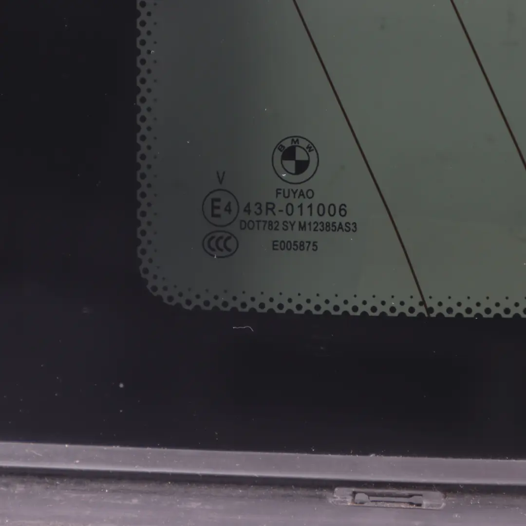 Window Glass BMW X3 M F97 G01 Rear Left N/S Door Quarter Tinted AS3 to with Part number 7410067 Window Glass BMW X3 M F97 G01 Rear Left N/S Door Quarter Tinted AS3 - SKU 7410067-1 - Part number 7410067