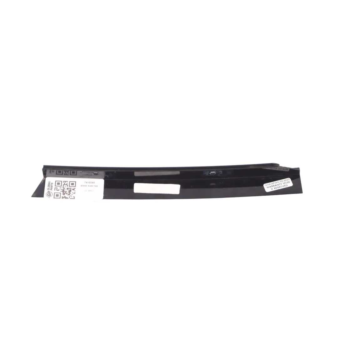 BMW X4M F98 Moldura puerta para pilar C trasero derecho cubierta - SKU 7416540 - Número de pieza 7416540