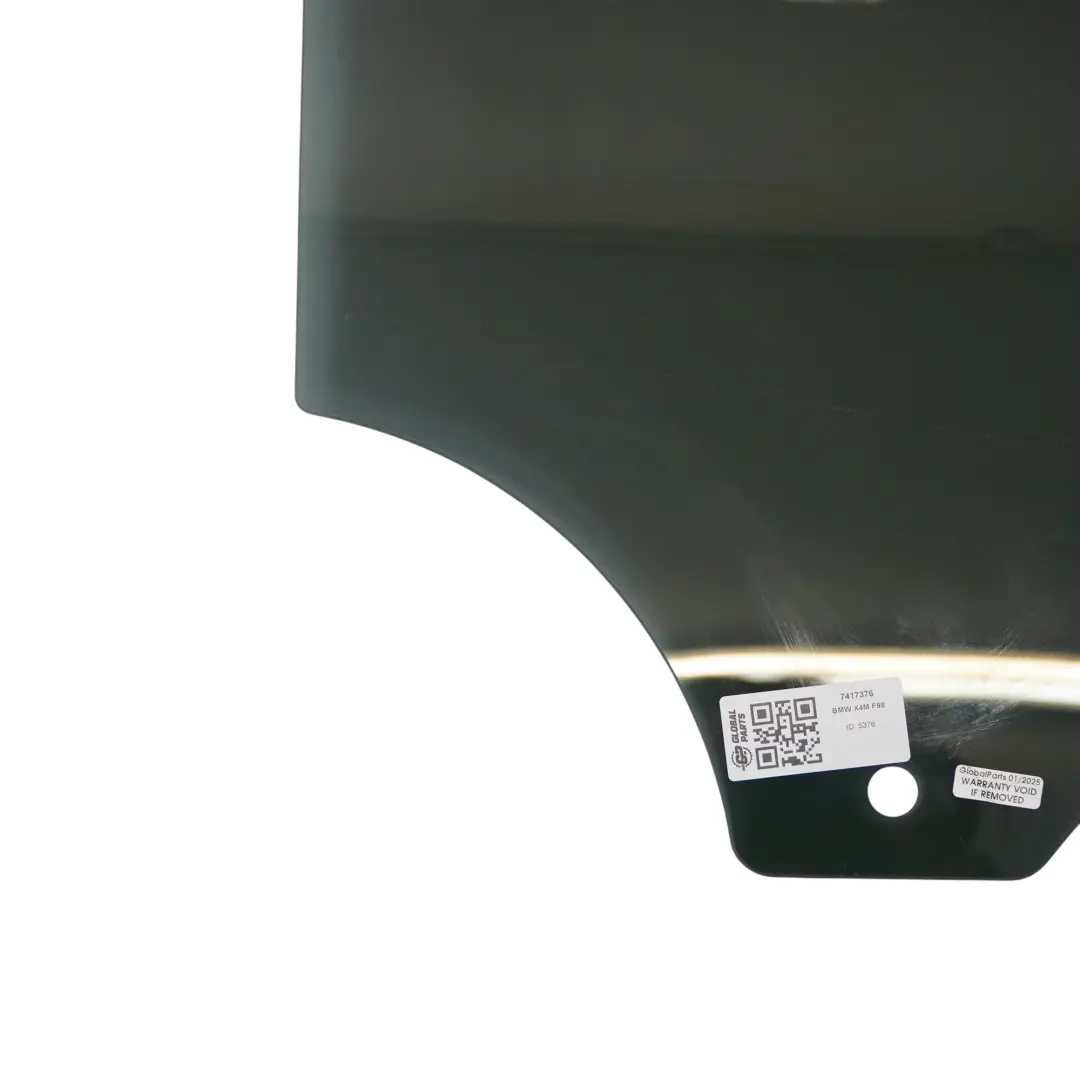 X4M F98 X4 F98 Side Window Glass Right Rear Door Glazing O/S AS3 to BMW with Part number 7417376 BMW X4M F98 X4 F98 Side Window Glass Right Rear Door Glazing O/S AS3 - SKU 7417376 - Part number 7417376