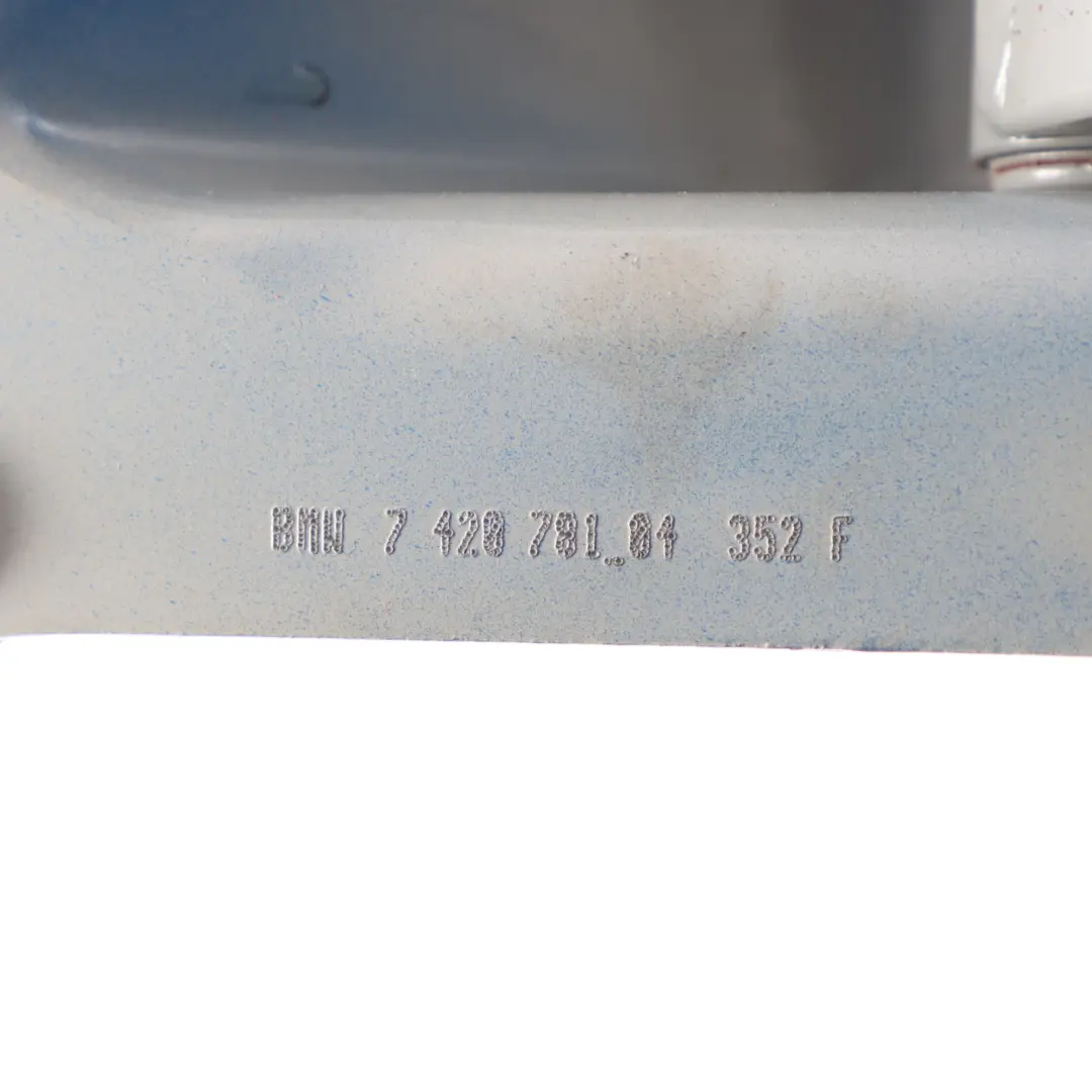 Bootlid Hinge Left N/S Estoril Blue - B45 to BMW F30 F32 Rear Hatch with Part number 7420781 BMW F30 F32 Rear Hatch Bootlid Hinge Left N/S Estoril Blue - B45 - SKU 7420781-EB - Part number 7420781