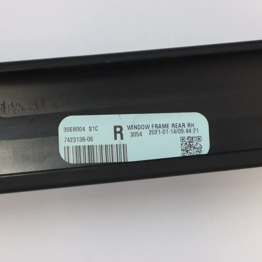 BMW X4 G02 X4M F98 Door Window Frame Cover Panel Trim Rear Right O/S - SKU 7423138 - Part number 7423138