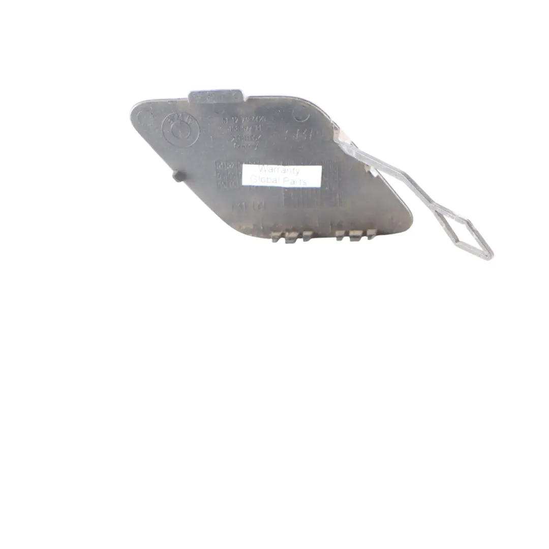 BMW F31 LCI Rear Bumper Towing Hook Eye Cover Trim Glacier Silver - A83 - SKU 7428436-GSB - Part number 7428436