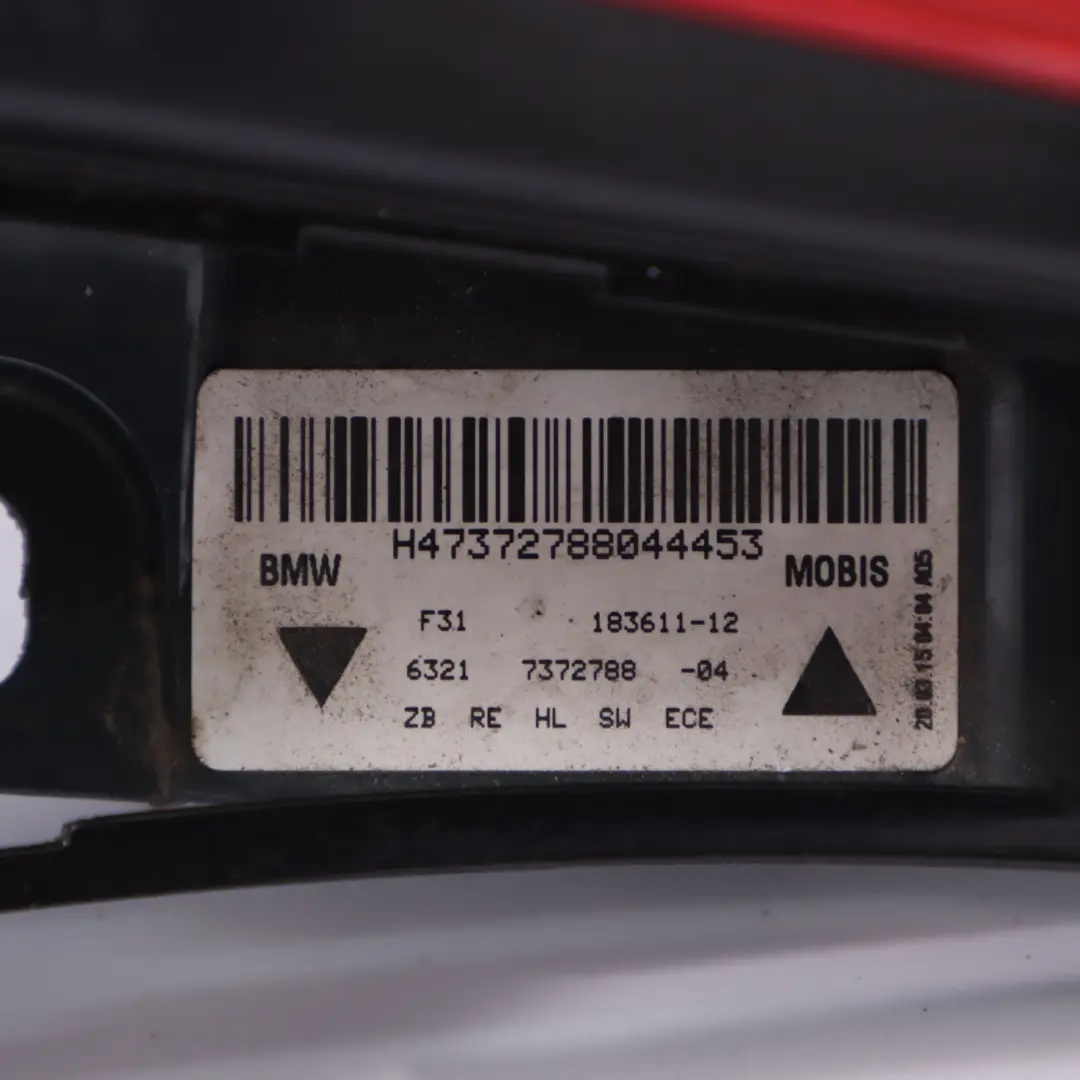 Feu Arrière Eclairage Dans Le Panneau Latéral Droit pour BMW F31 Touring à propos du numéro de pièce 7429728 BMW F31 Touring Feu Arrière Eclairage Dans Le Panneau Latéral Droit - SKU 7429728-4 - Numéro de pièce 7429728
