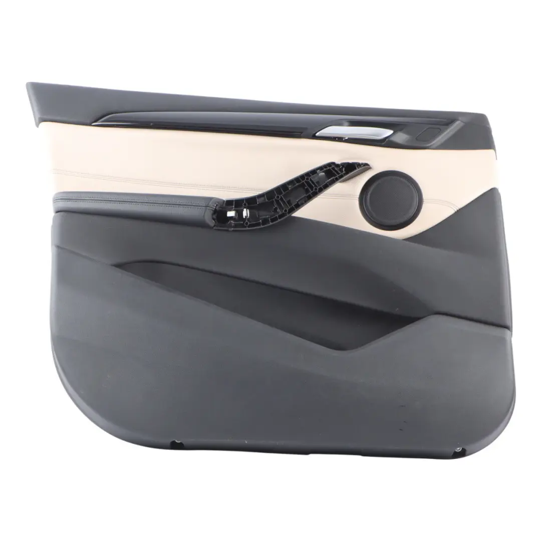 Front Door Card Trim Panel Beige Leather Left N/S to BMW X1 F48 with Part number 7438061 BMW X1 F48 Front Door Card Trim Panel Beige Leather Left N/S - SKU 7438061 - Part number 7438061