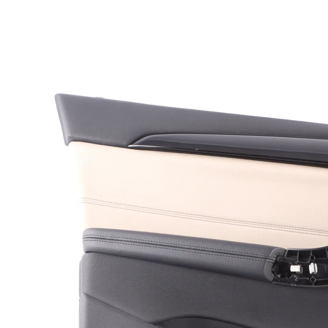 BMW X1 F48 Front Door Card Trim Panel Beige Leather Left N/S - SKU 7438061 - Part number 7438061