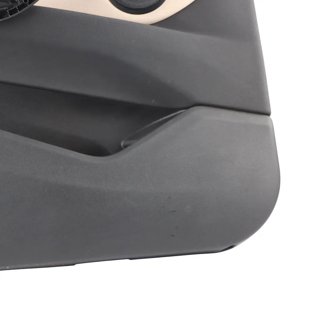 BMW X1 F48 Front Door Card Trim Panel Beige Leather Left N/S - SKU 7438061 - Part number 7438061