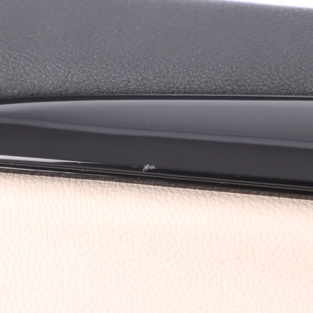 BMW X1 F48 Front Door Card Trim Panel Beige Leather Left N/S - SKU 7438061 - Part number 7438061