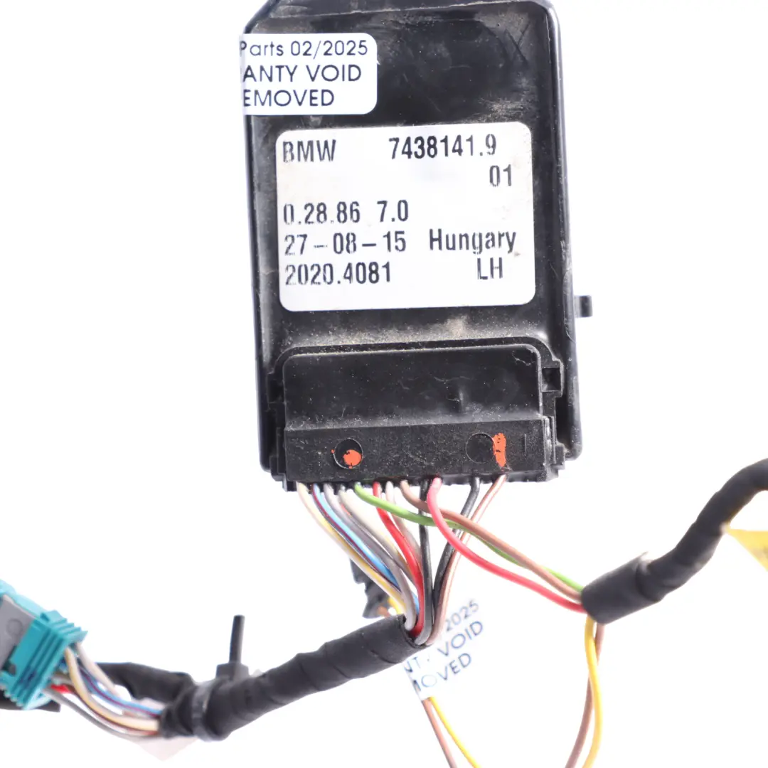 Exterior Wing Mirror Heated Harness Control Module Left N/S to BMW F32 with Part number 7438141 BMW F32 Exterior Wing Mirror Heated Harness Control Module Left N/S - SKU 7438141 - Part number 7438141