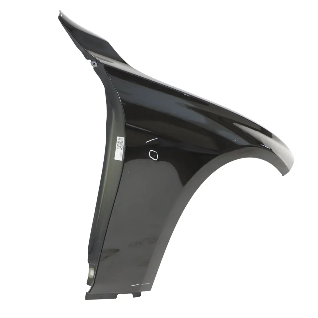 BMW F30 F31 Side Wing Panel Fender Front Right O/S Black Sapphire Metallic 475 - SKU 7438440-BS2 - Part number 7438440