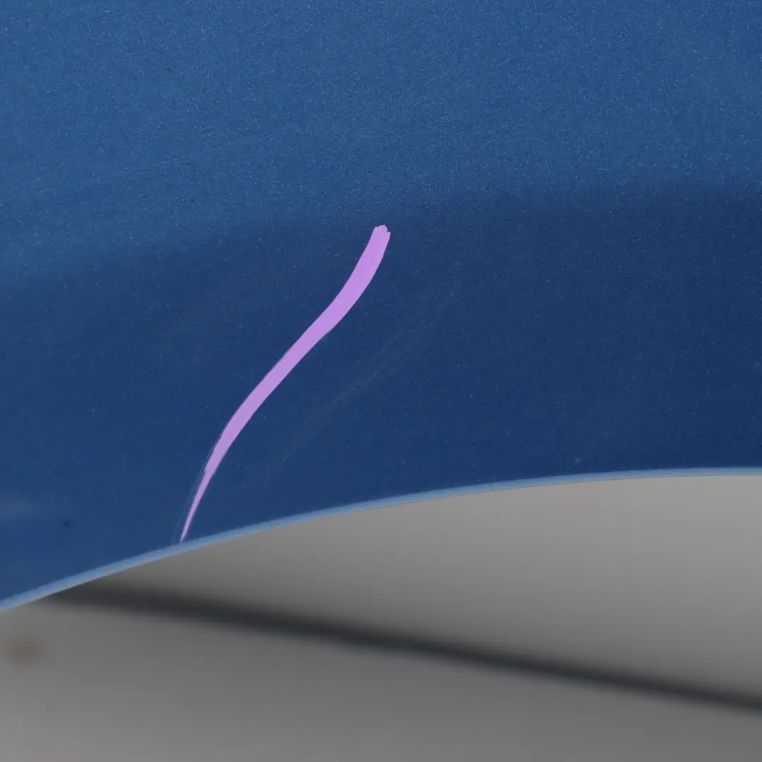 Side Wing Panel Fender Front Right O/S Estoril Blue Metallic - B45 to BMW F30 F31 with Part number 7438440 BMW F30 F31 Side Wing Panel Fender Front Right O/S Estoril Blue Metallic - B45 - SKU 7438440-EB - Part number 7438440