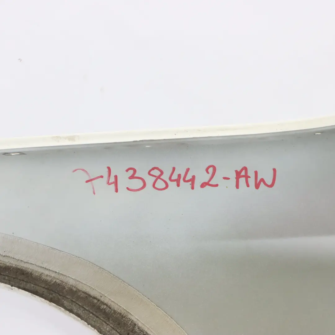 BMW F32 F33 Błotnik Prawy Przedni Alpinweiss 3 Biały - 300 - SKU 7438442-AW - Numer Części 7438442