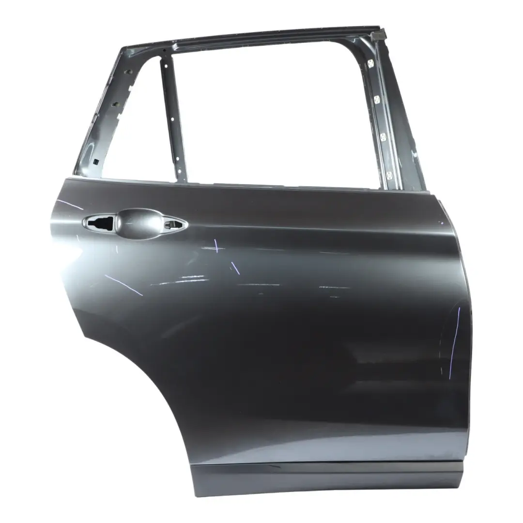 Door Rear Right O/S Mineralgrau Mineral Grey Metallic - B39 to BMW X1 F48 with Part number 7461352 BMW X1 F48 Door Rear Right O/S Mineralgrau Mineral Grey Metallic - B39 - SKU 7461352-MG - Part number 7461352