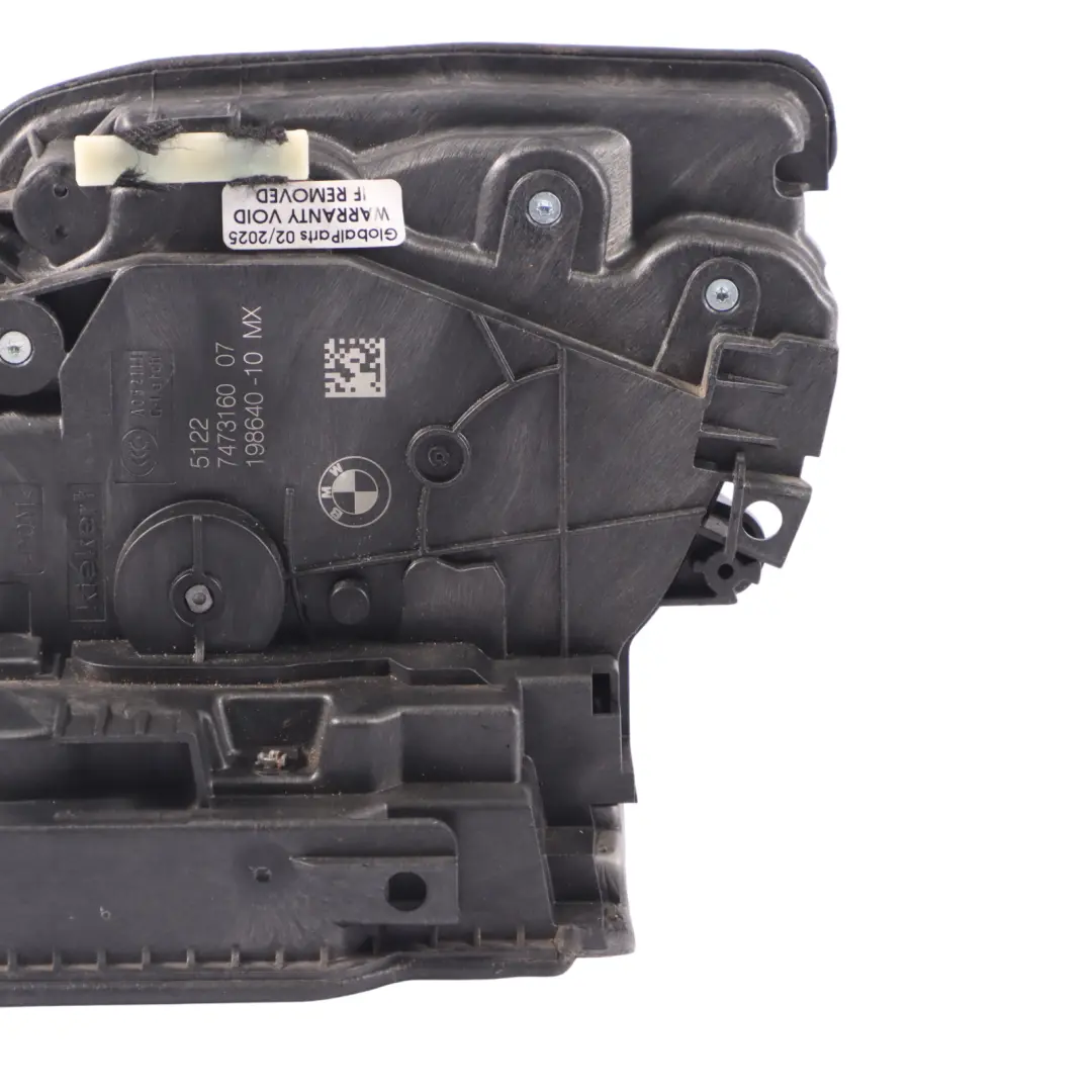 Mecanismo cierre pestillo puerta trasero derecho para BMW X3 G01 X4 G02 con número de pieza 7473160 BMW X3 G01 X4 G02 Mecanismo cierre pestillo puerta trasero derecho - SKU 7473160-1 - Número de pieza 7473160