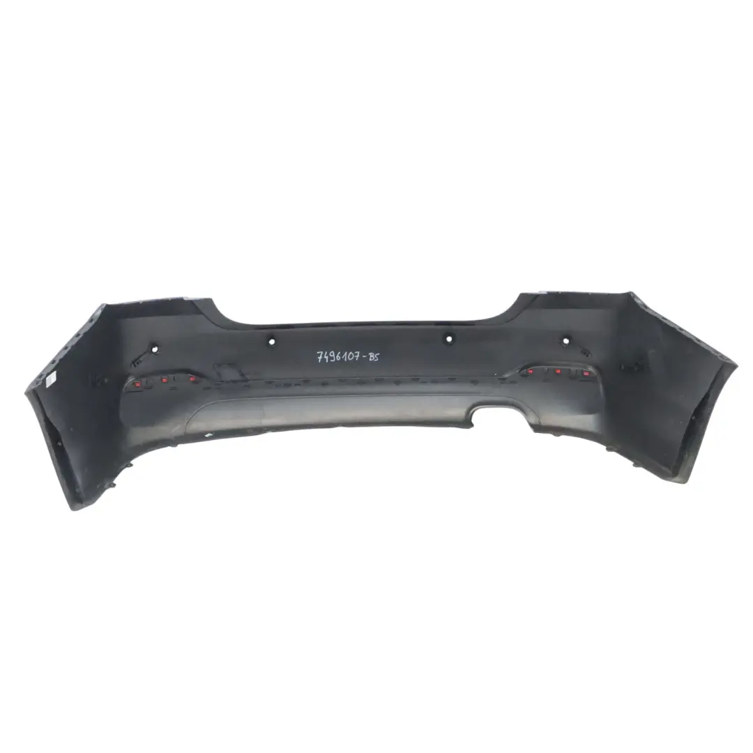 BMW F32 F33 Rear Bumper Trim Panel PDC Black Sapphire Metallic - 475 - SKU 7496107-BS - Part number 7496107