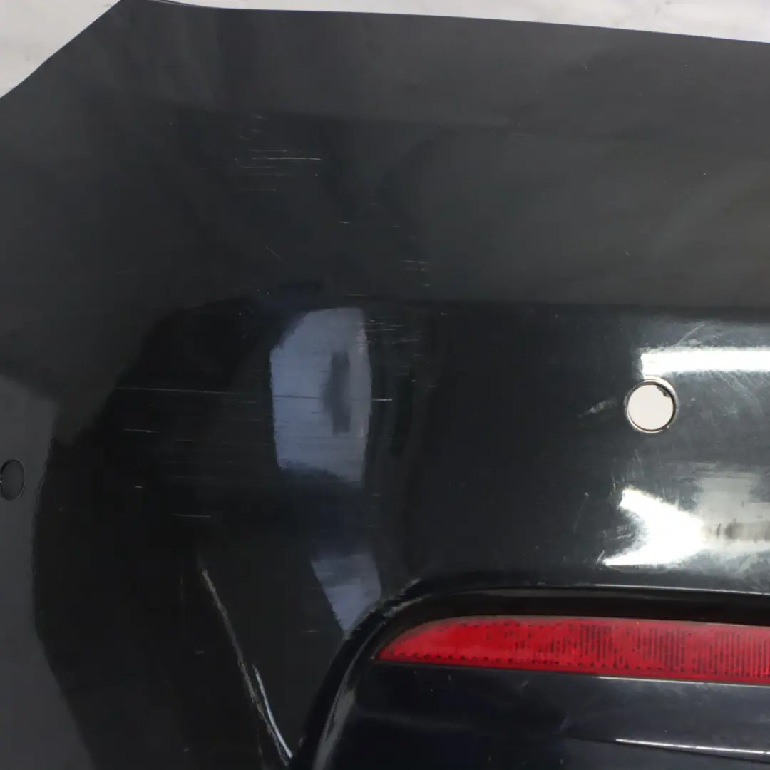 BMW F32 F33 Rear Bumper Trim Panel PDC Black Sapphire Metallic - 475 - SKU 7496107-BS - Part number 7496107