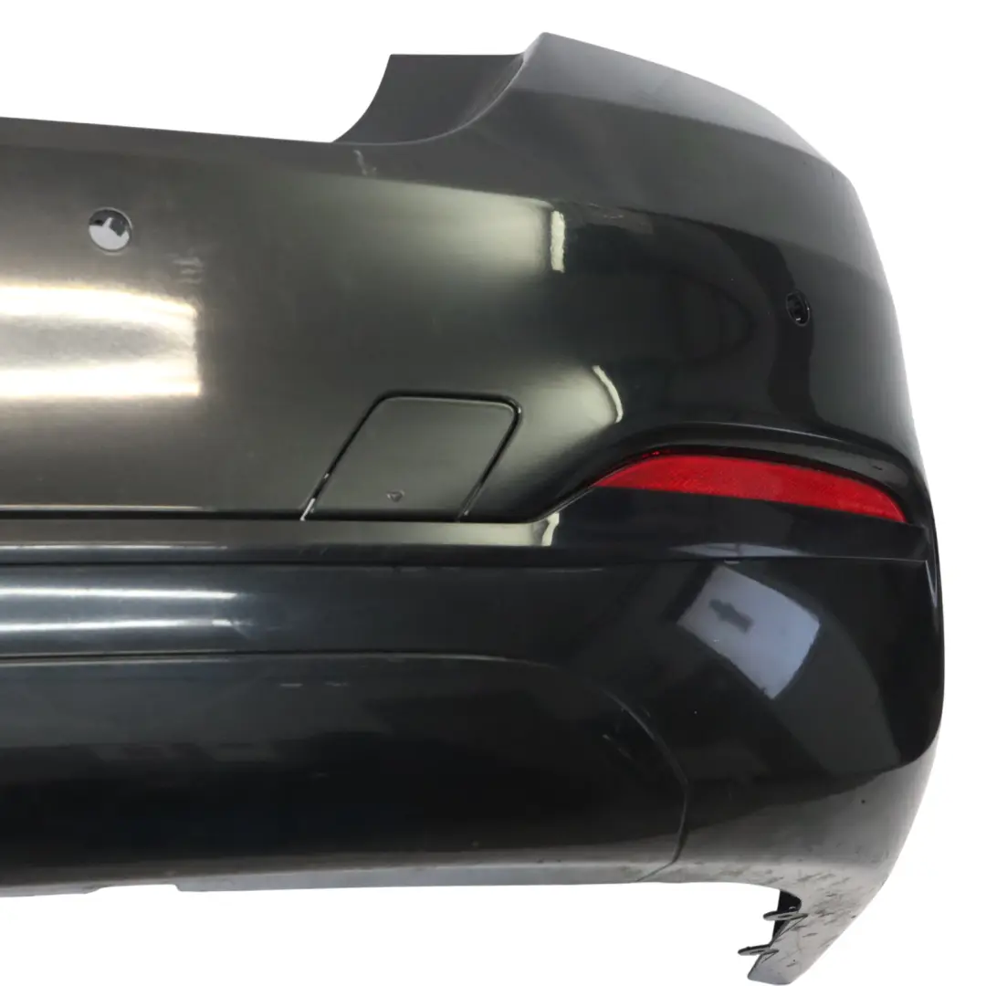 BMW F32 F33 Rear Bumper Trim Panel PDC Black Sapphire Metallic - 475 - SKU 7496107-BS - Part number 7496107